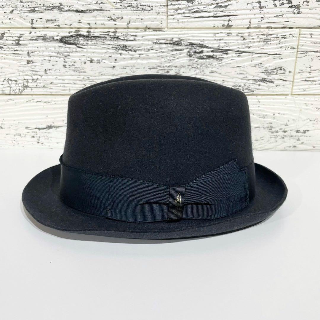 楽天市場】BORSALINO ファーフェルト 中折れハット[MARENGO WIDE