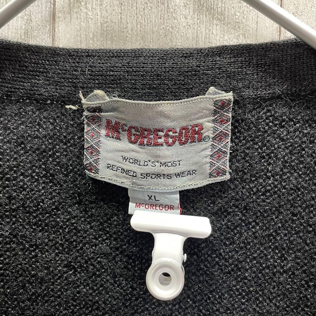 マックレガー McGREGOR ビンテージ カーディガン XL