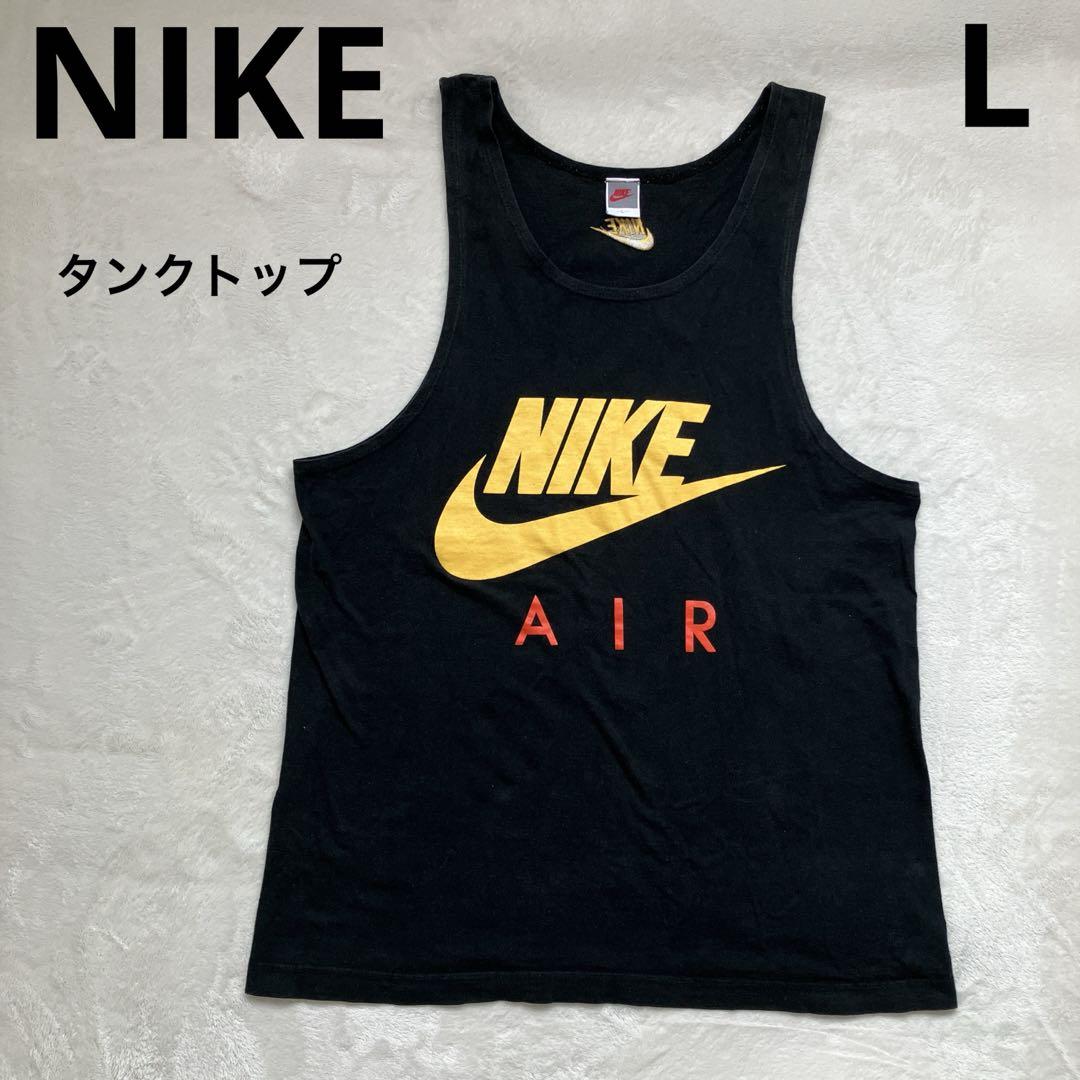 90s NIKE ナイキ ビンテージ　タンクトップ 黒×黄色　Lサイズ 5,170円