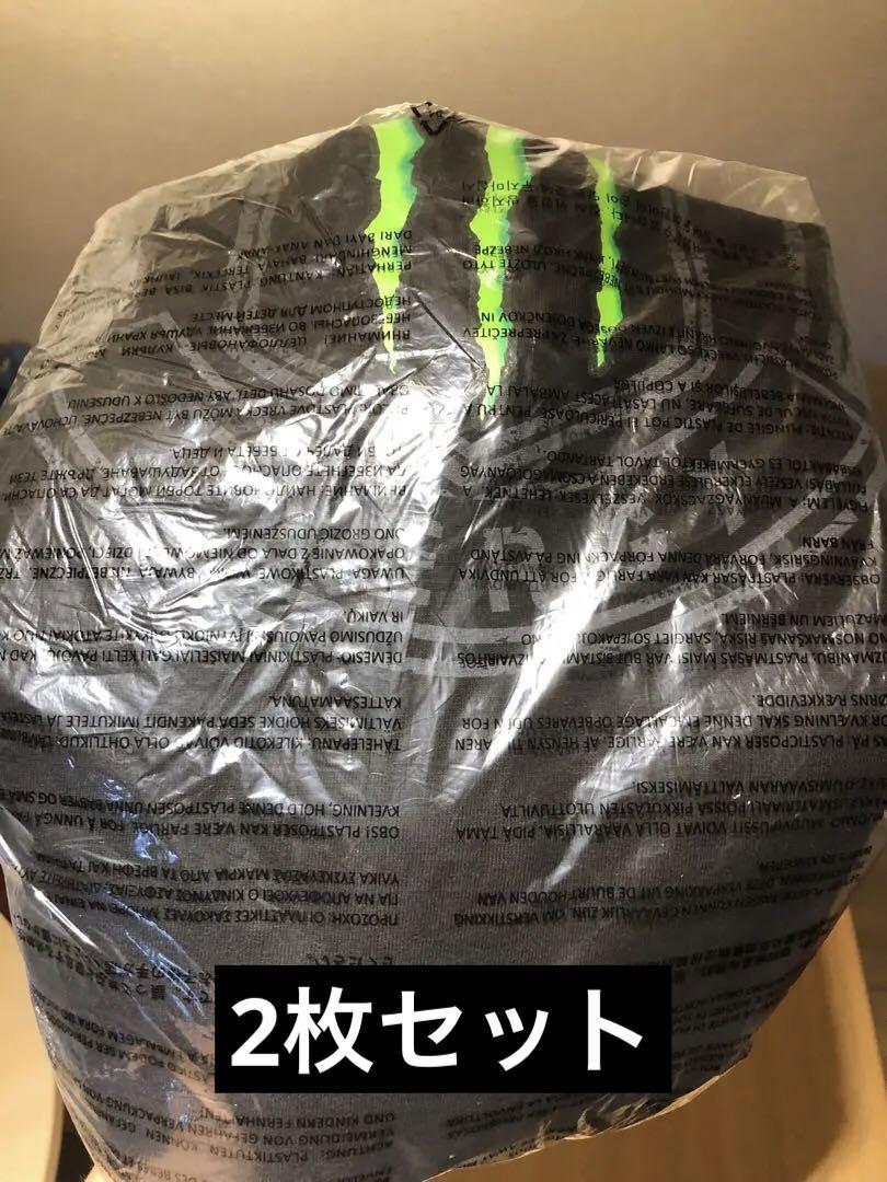 2枚セットMonster Energy ブラック Vネック Tシャツ Lサイズ