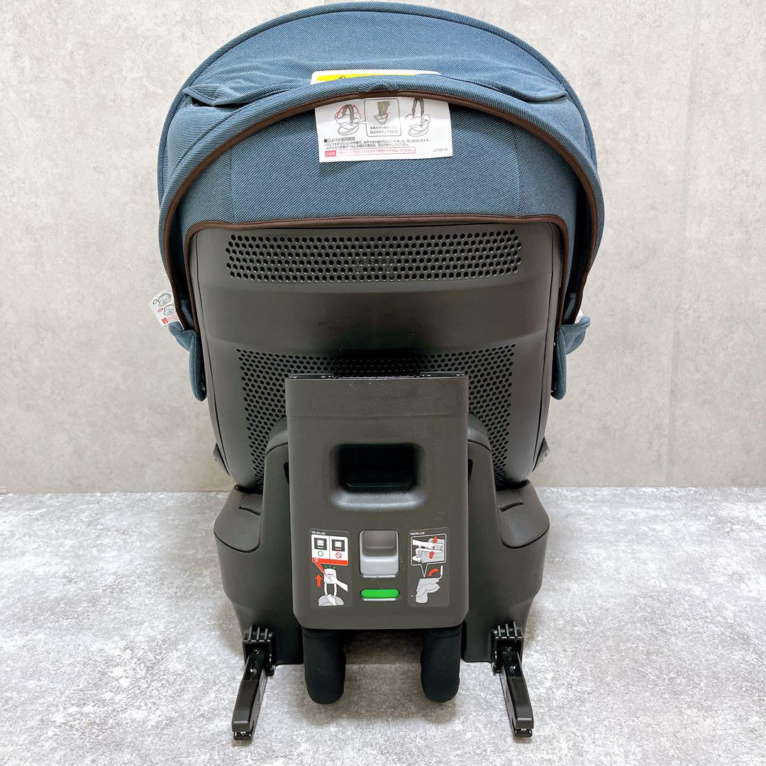 エールベベ チャイルドシート クルット5i oui デニム isofix 新生児