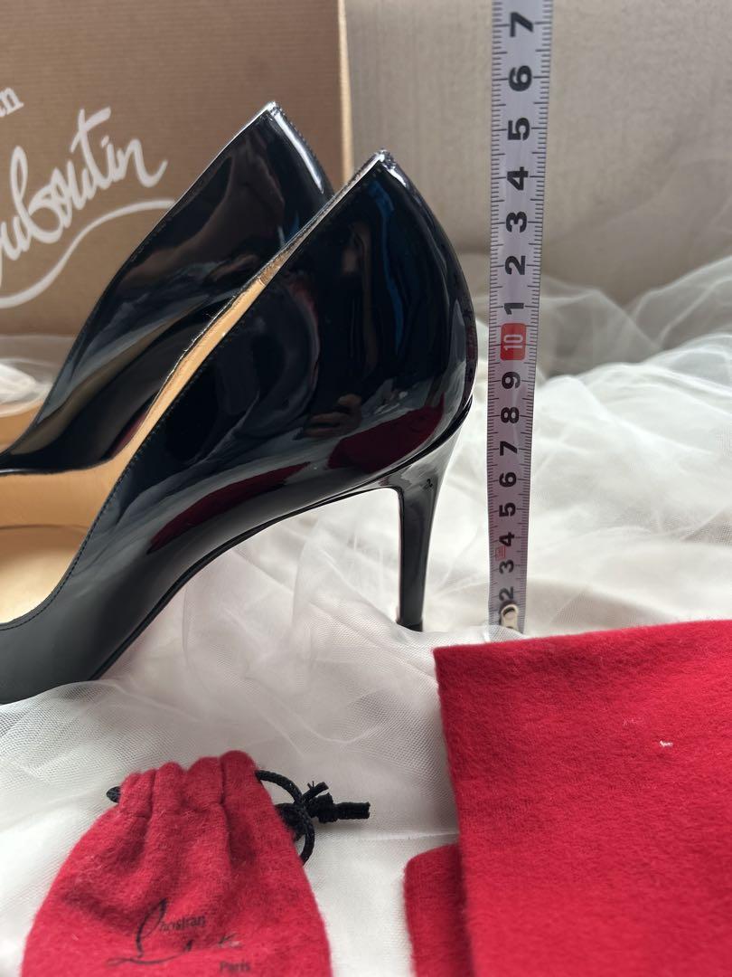 美品Christian Louboutin ブラック ハイヒール