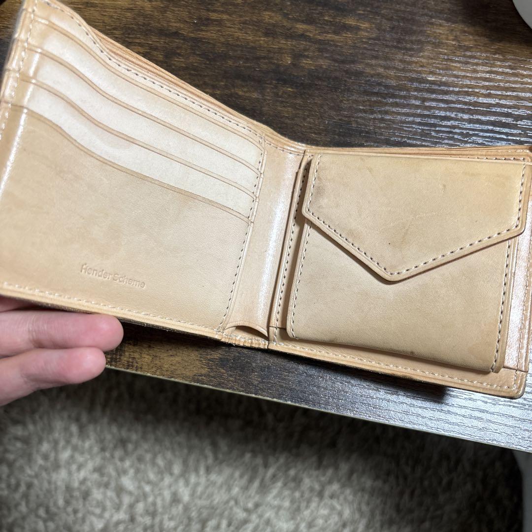 Hender Scheme half folded wallet 二つ折り財布