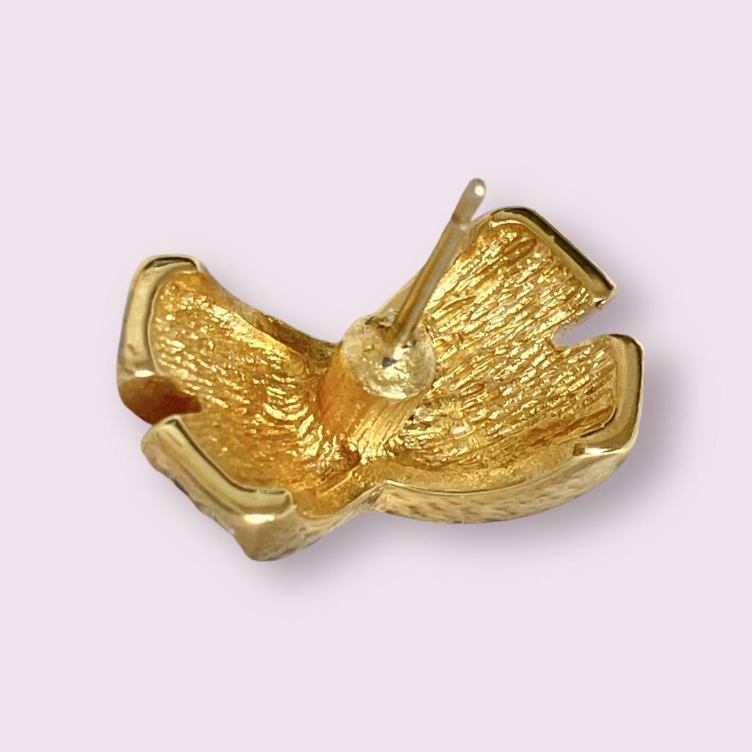 クリスチャン ディオールピアス　両耳14K GOLDPOST レディース