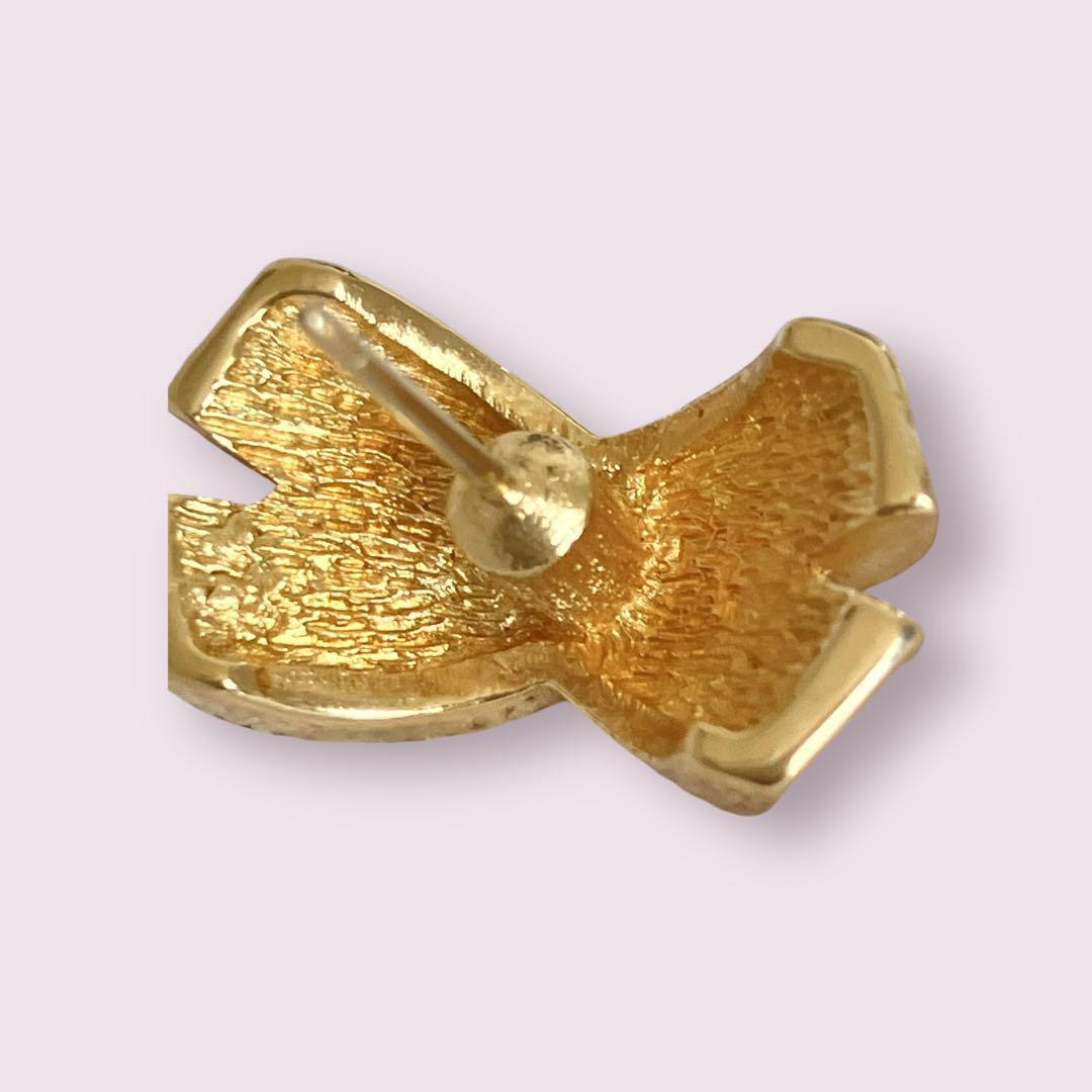 クリスチャン ディオールピアス　両耳14K GOLDPOST レディース