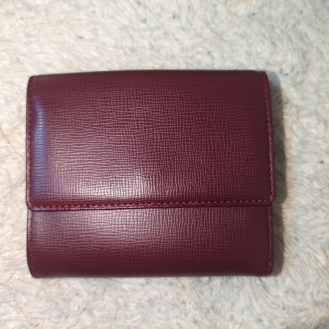 カルティエ　三つ折り財布　財布 カルティエレザー 三つ折り財布 超美品 - メルカリ