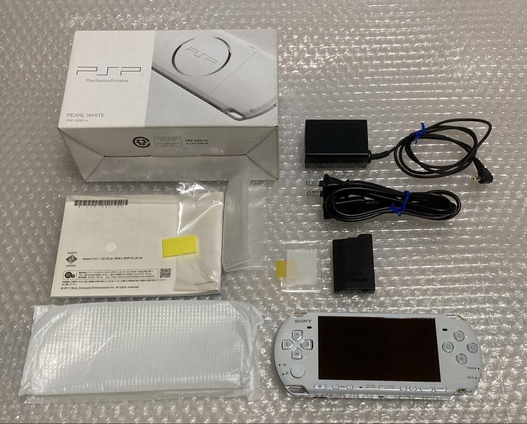 PSP-3000 パールホワイト 完品 美品 SONY