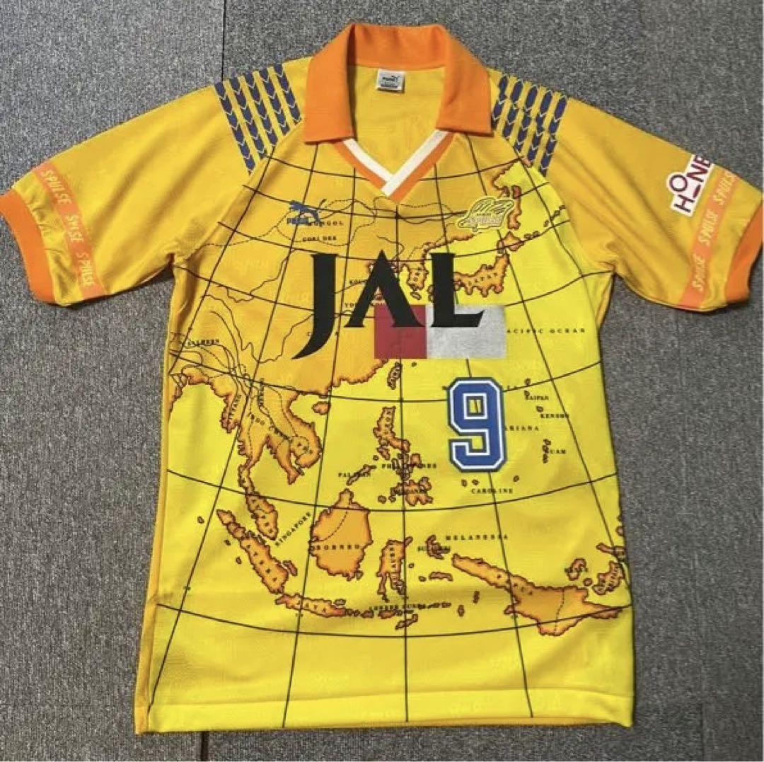 1992年 清水エスパルス ユニフォーム ゲームシャツ ジャージ 9番