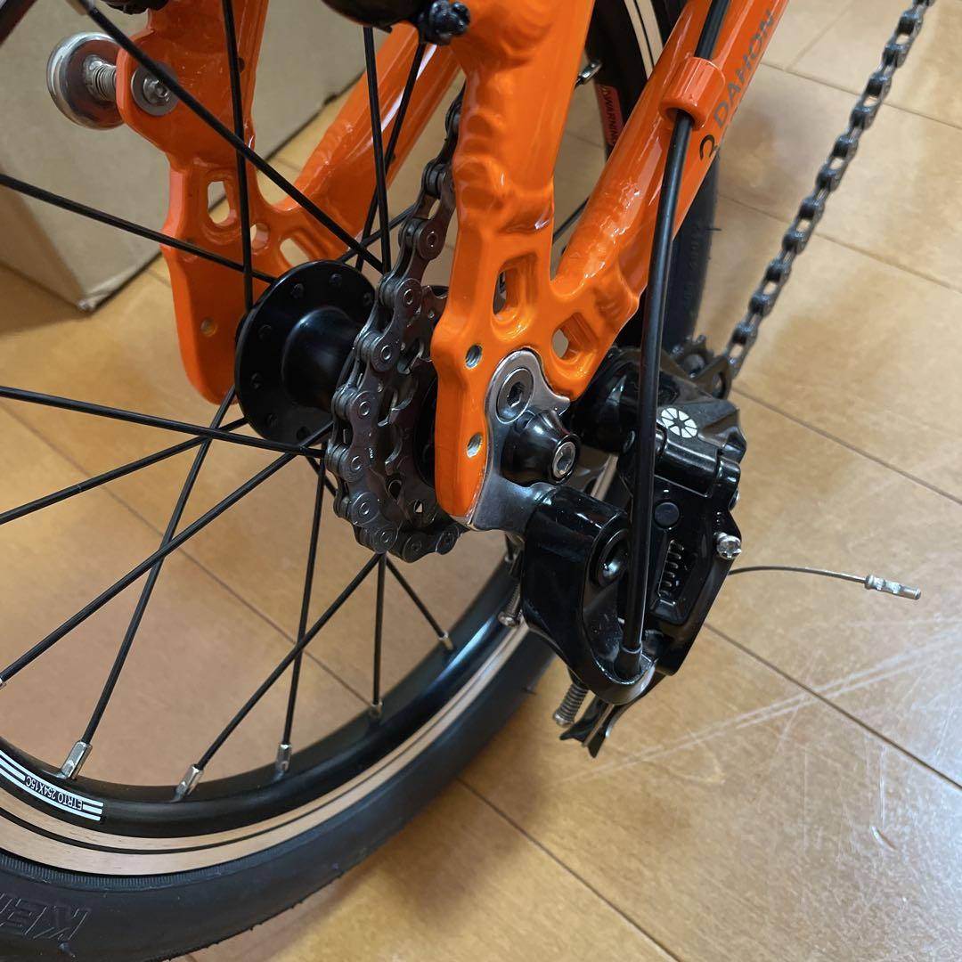 美品！2024年 オマケ付 DAHON K3 スカーレット
