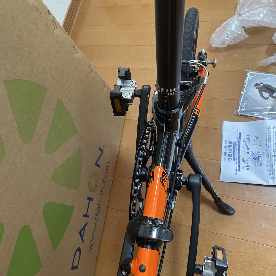 美品！2024年 オマケ付 DAHON K3 スカーレット