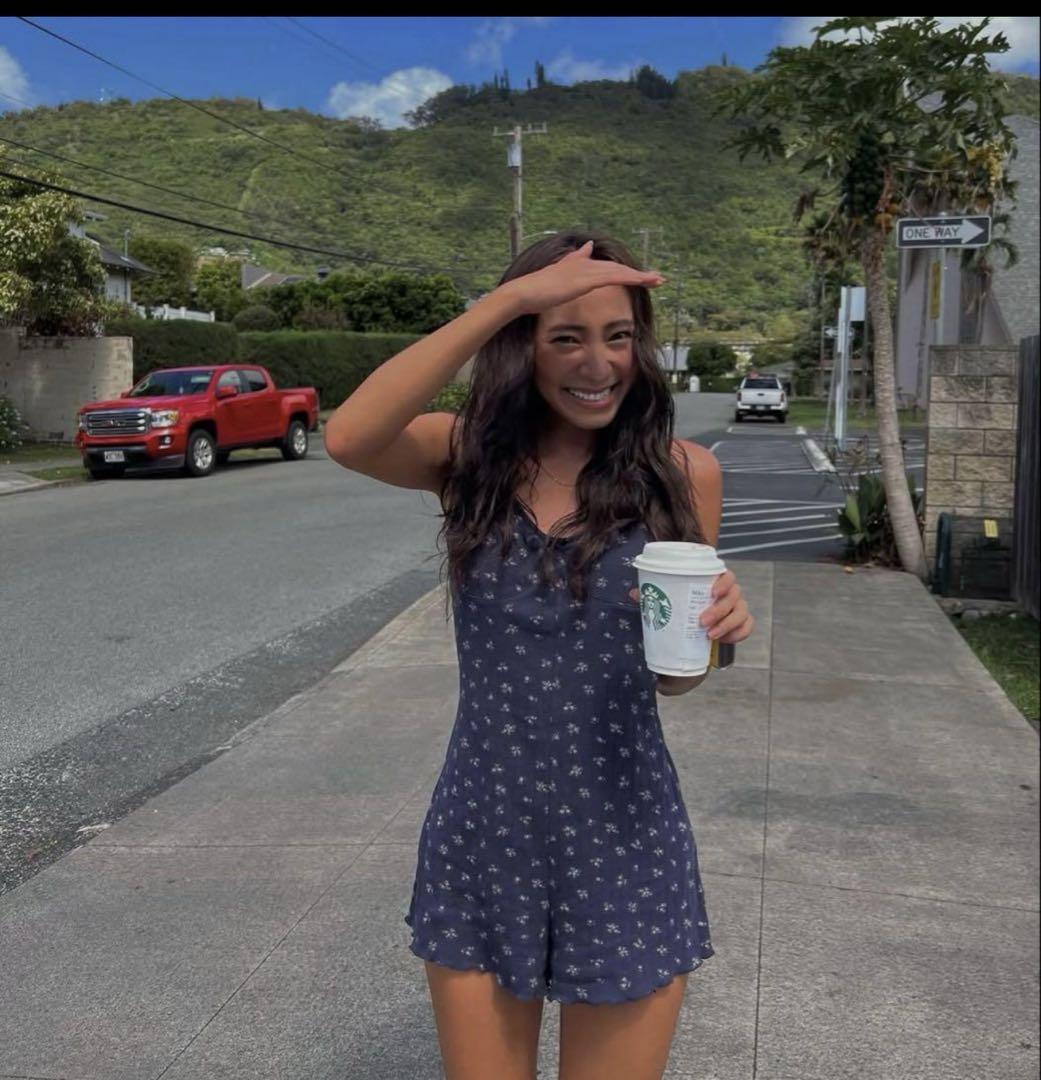 ALEXIA STAM Floral Cozy Cami Rompers