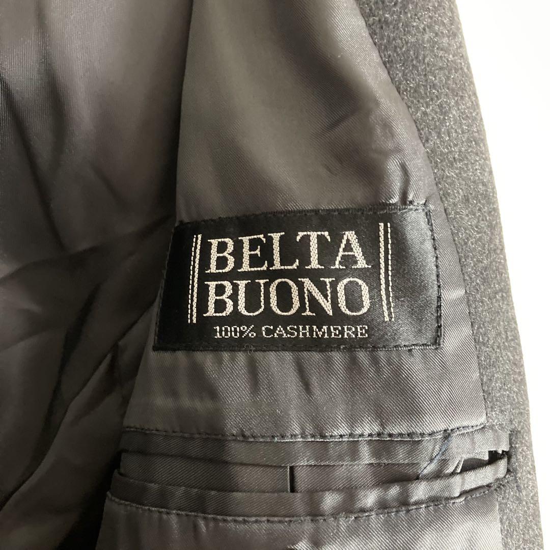 カシミア100% チェスターコート　ダブル BELTA BUONO Mサイズ