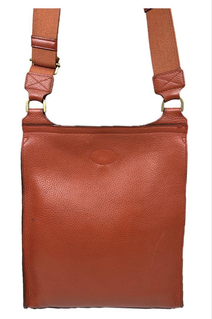 マルベリー　mulberry アントニー　レザー ショルダーバッグ　レンガ色