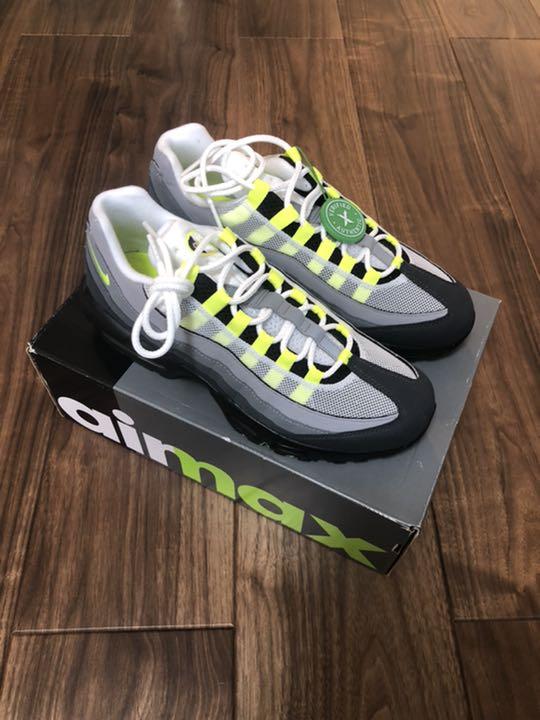 豊富な人気SALE NIKE ネオン イエロー 27cm STyzj-m91960416811 エアマックス95 オリジナル 即納高品質