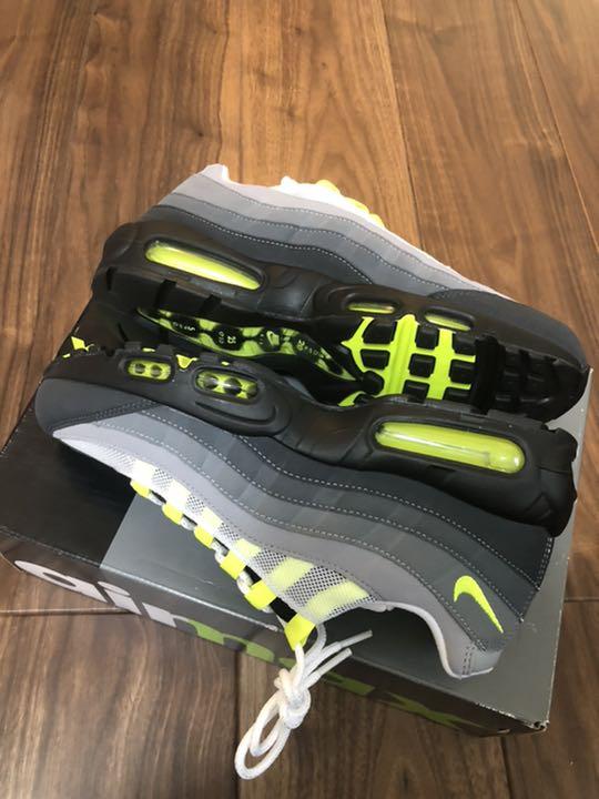 豊富な人気SALE NIKE ネオン イエロー 27cm STyzj-m91960416811 エアマックス95 オリジナル 即納高品質