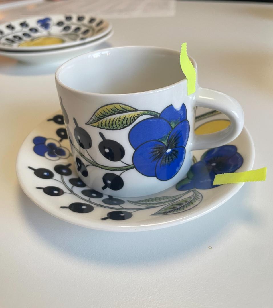 アラビアパラティッシコーヒーカップ&ソーサー難あり