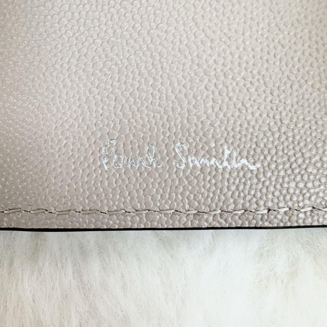 未使用級✨Paul Smith　ポールスミス　3つ折り財布　バイカラー　レザー