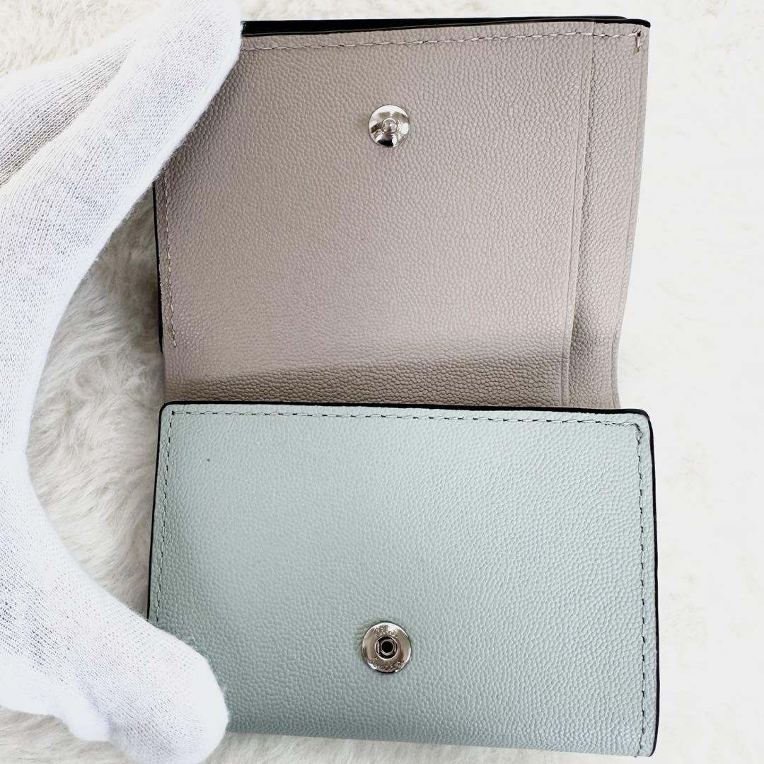 未使用級✨Paul Smith　ポールスミス　3つ折り財布　バイカラー　レザー