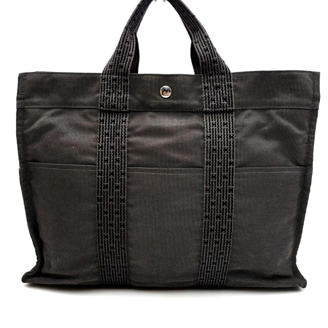 HERMÈS グレー トートバッグ エルメス トートバッグ グレー 新型金具