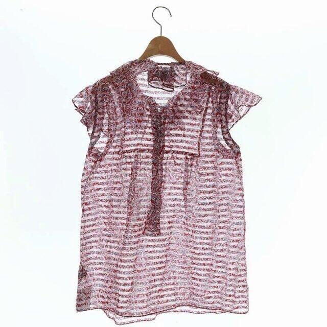 ☆Drawer T-mat Masaki-Paris ドットフリルブラウス☆ - メルカリ