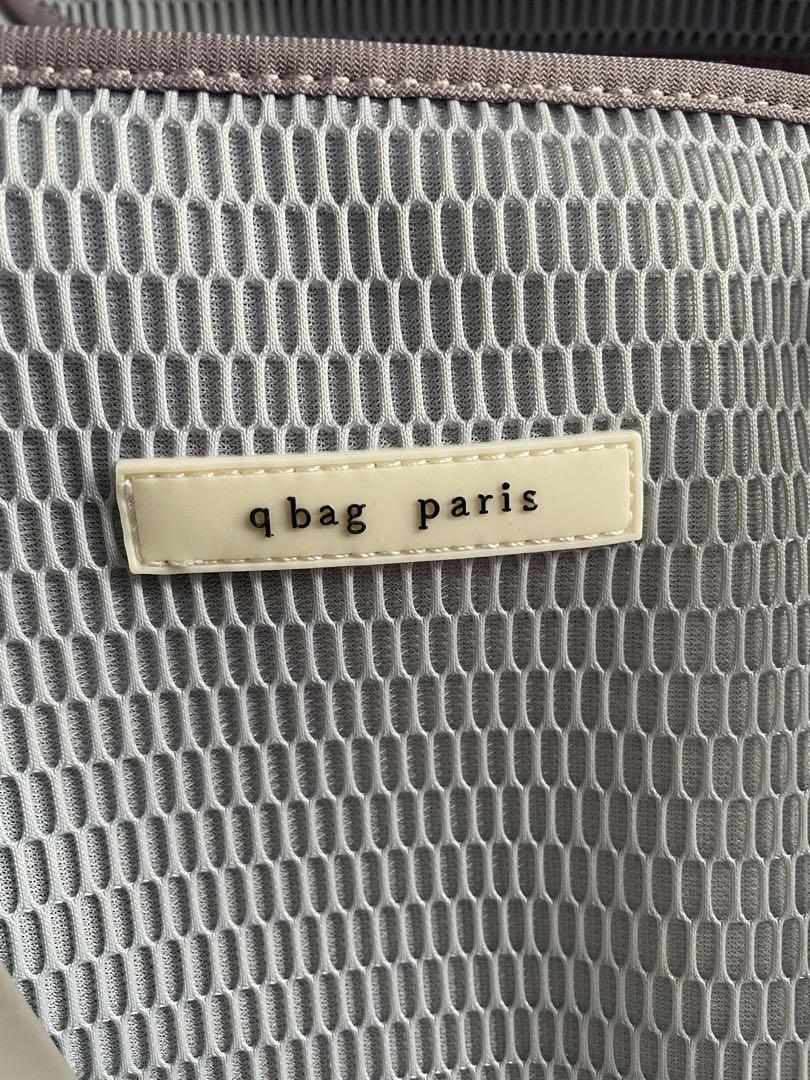 qbag paris マザーズバッグ グレージュ メッシュ