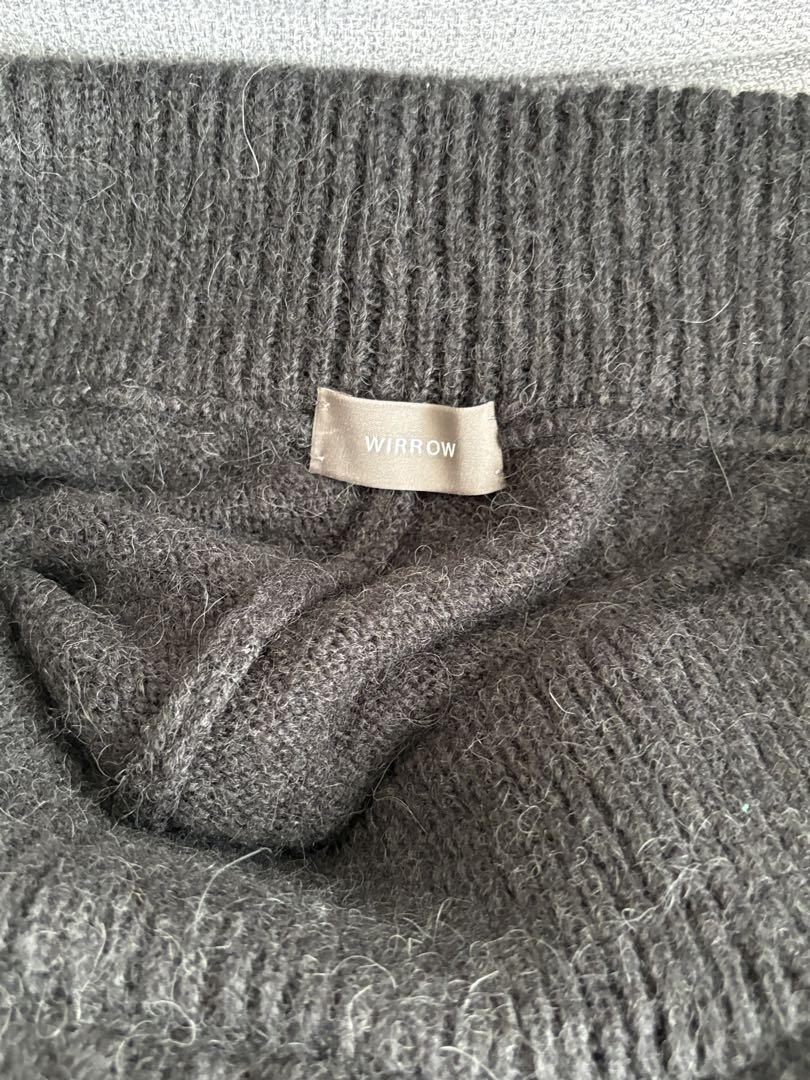 WIRROW Alpaca Wool Knit Pants