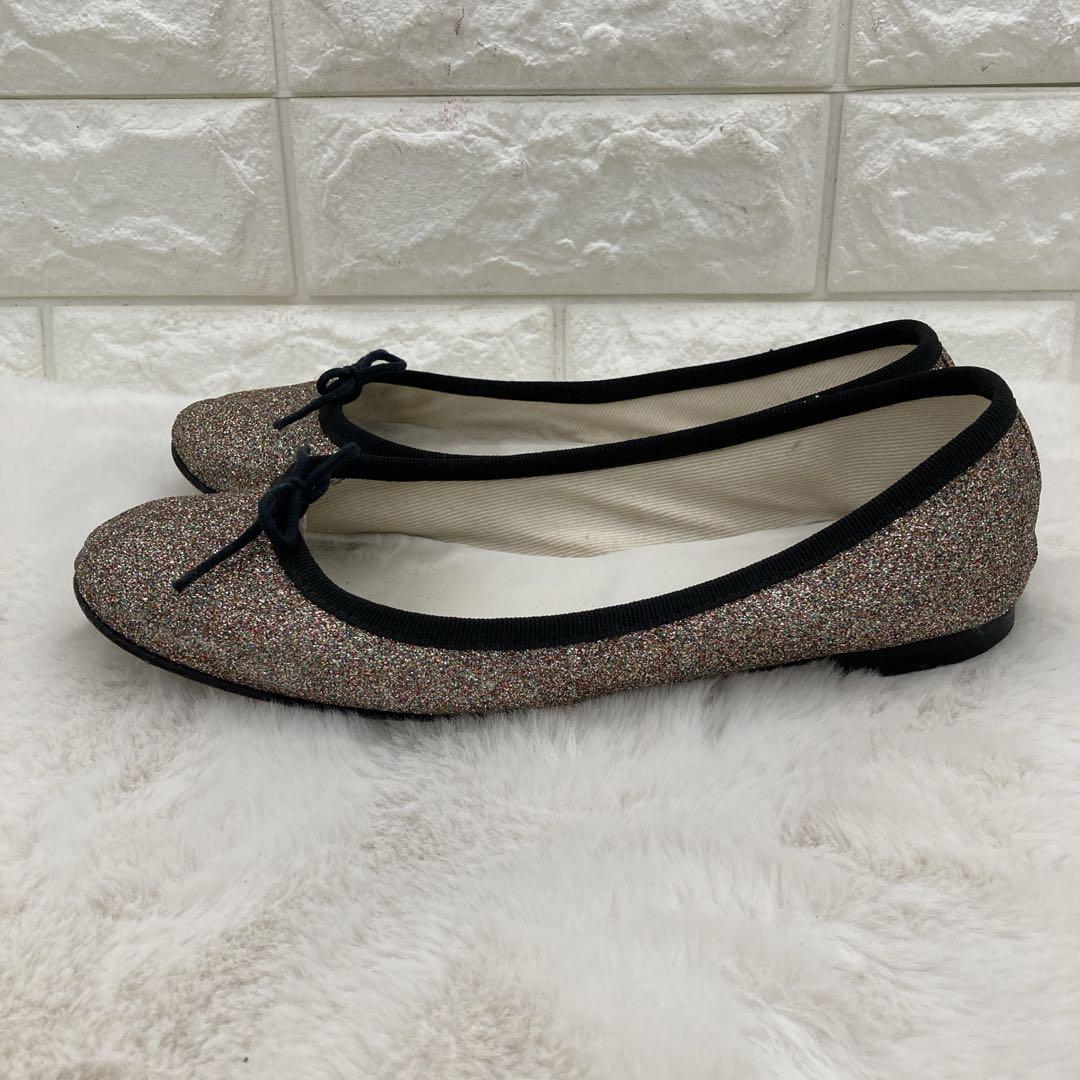 ❤️良品❤️repetto レペット サンドリオン フラットシューズ 36.5 ラメ