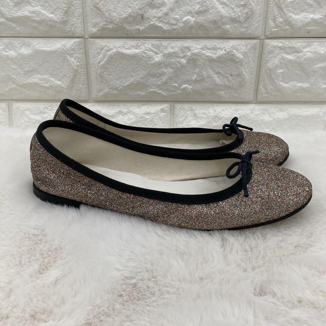 ❤️良品❤️repetto レペット サンドリオン フラットシューズ 36.5 ラメ