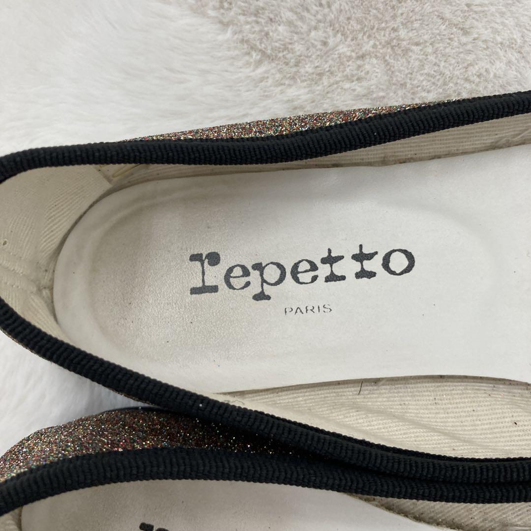 ❤️良品❤️repetto レペット サンドリオン フラットシューズ 36.5 ラメ