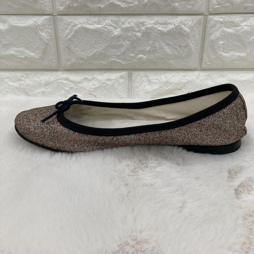 ❤️良品❤️repetto レペット サンドリオン フラットシューズ 36.5 ラメ