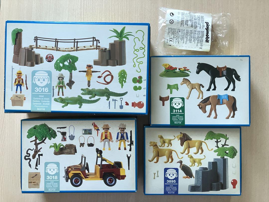playmobil ワニ3016 3018 4114 3895 ジャングル playmobil 3016 3018 4114 3895 ワニ ジャングル - メルカリ