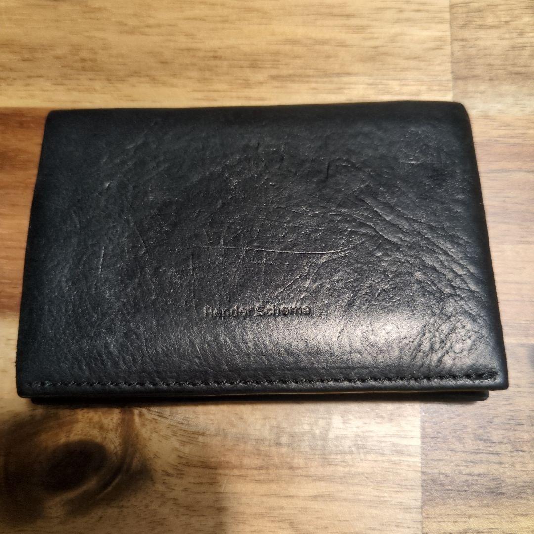 Hender Scheme エンダースキーマ　カードケース　ブラック　レザー