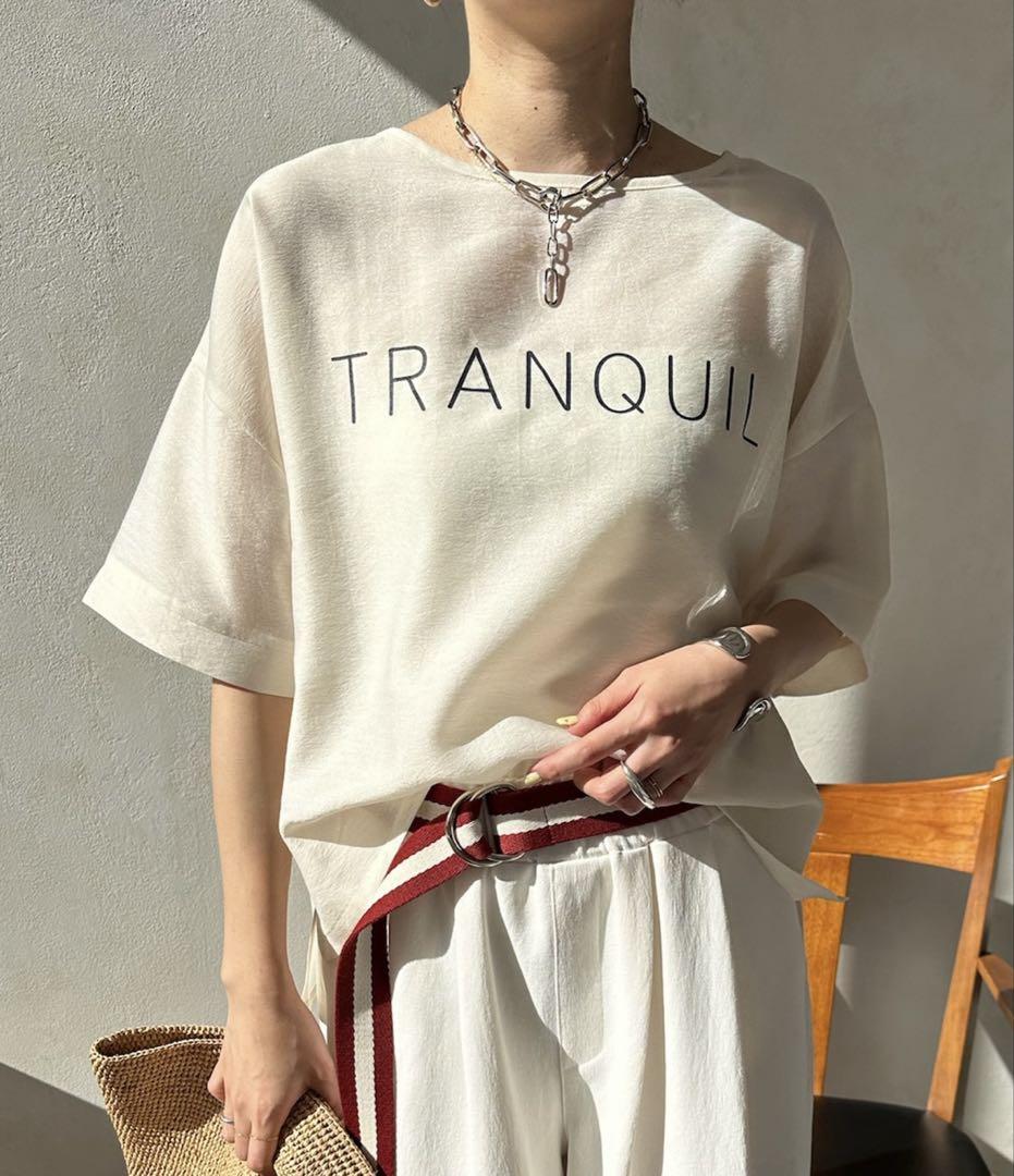 新品タグつか　ジョーゼットロゴTEE web限定