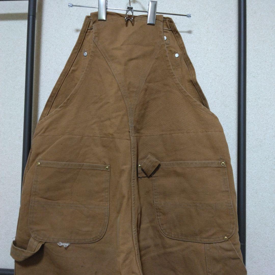 Carhartt カーハート オーバーオール 裏地有　USA製 36×32