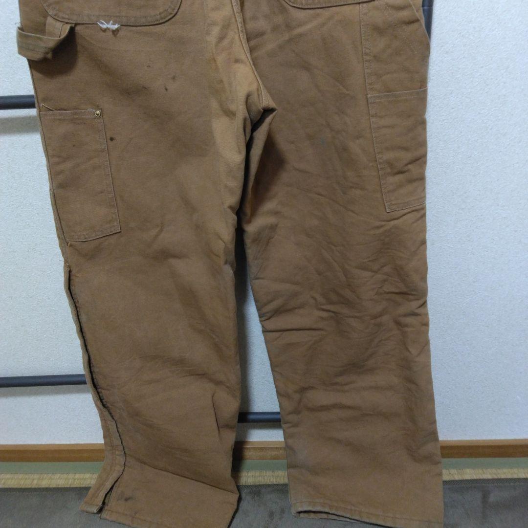 Carhartt カーハート オーバーオール 裏地有　USA製 36×32