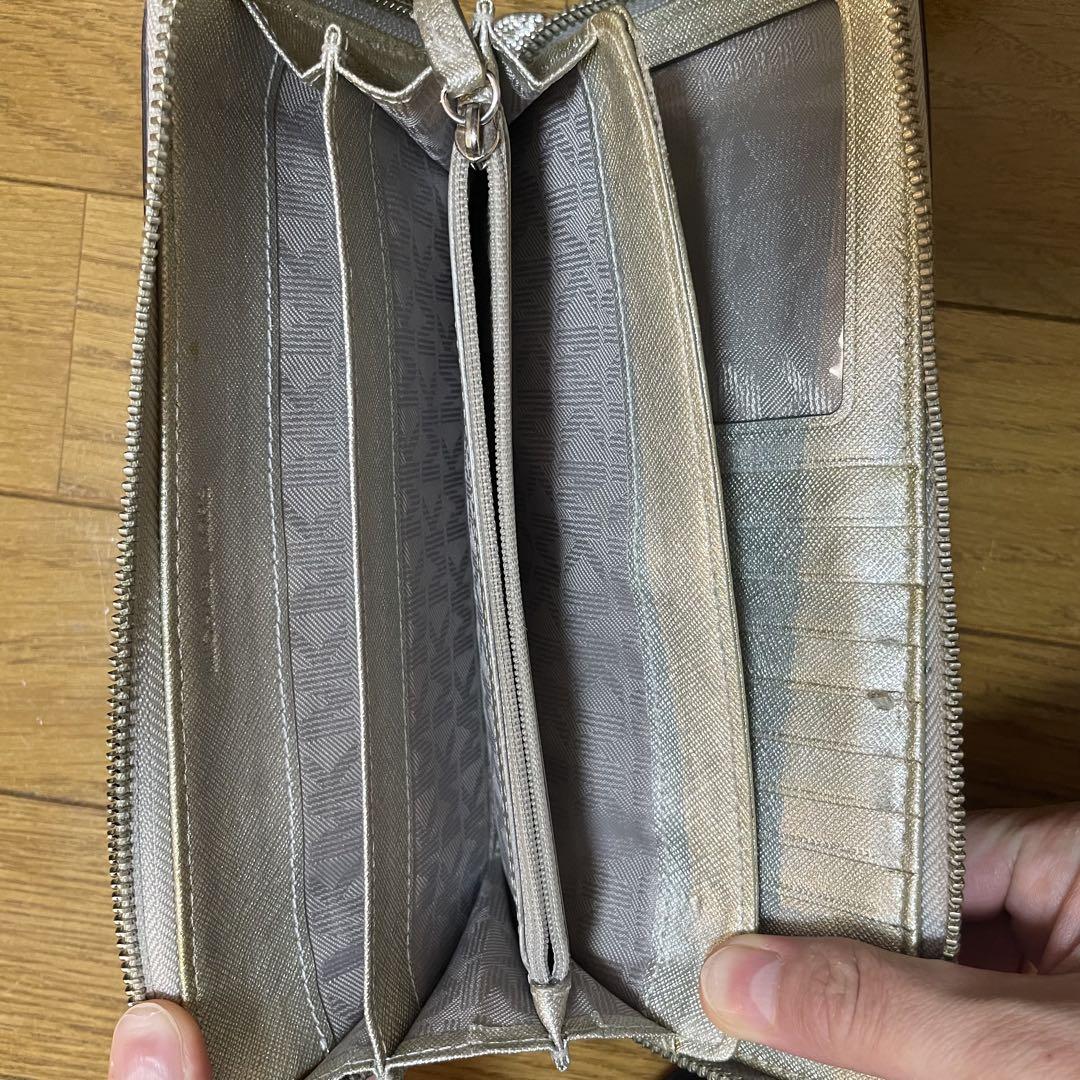 MICHAEL KORS シルバー 長財布