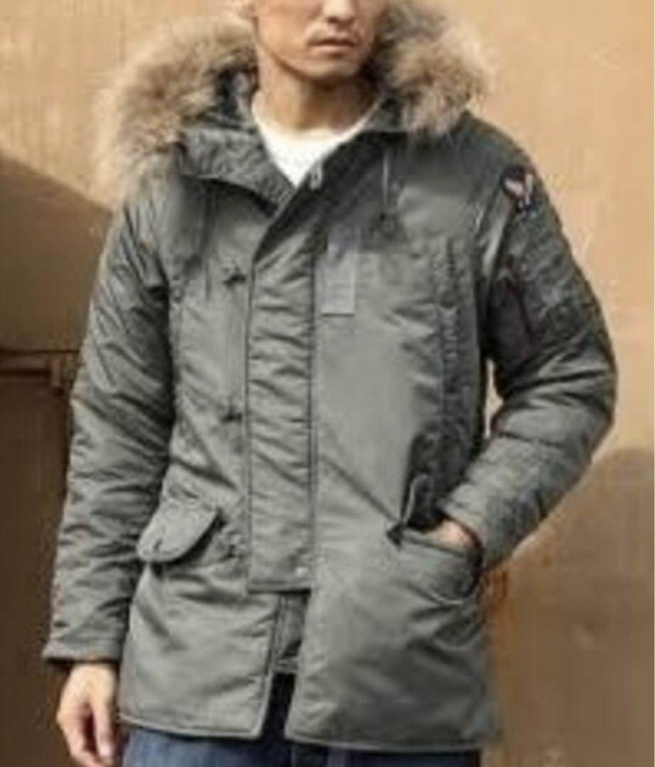 N3B N-3B PARKA L USAF 米軍リアルファーN3-B ステンシル