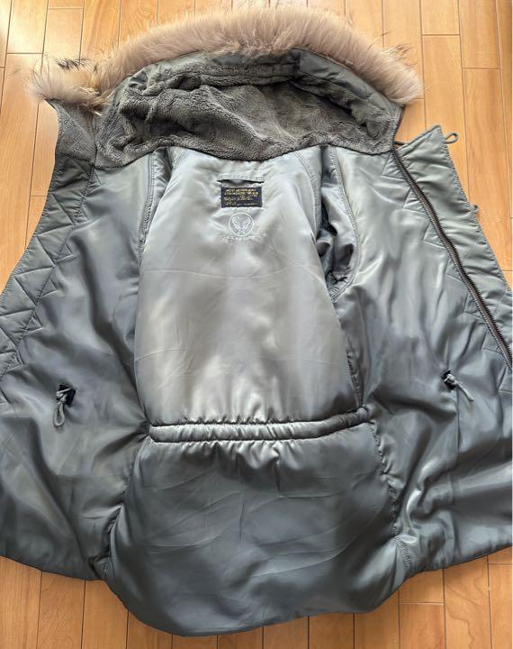N3B N-3B PARKA L USAF 米軍リアルファーN3-B ステンシル