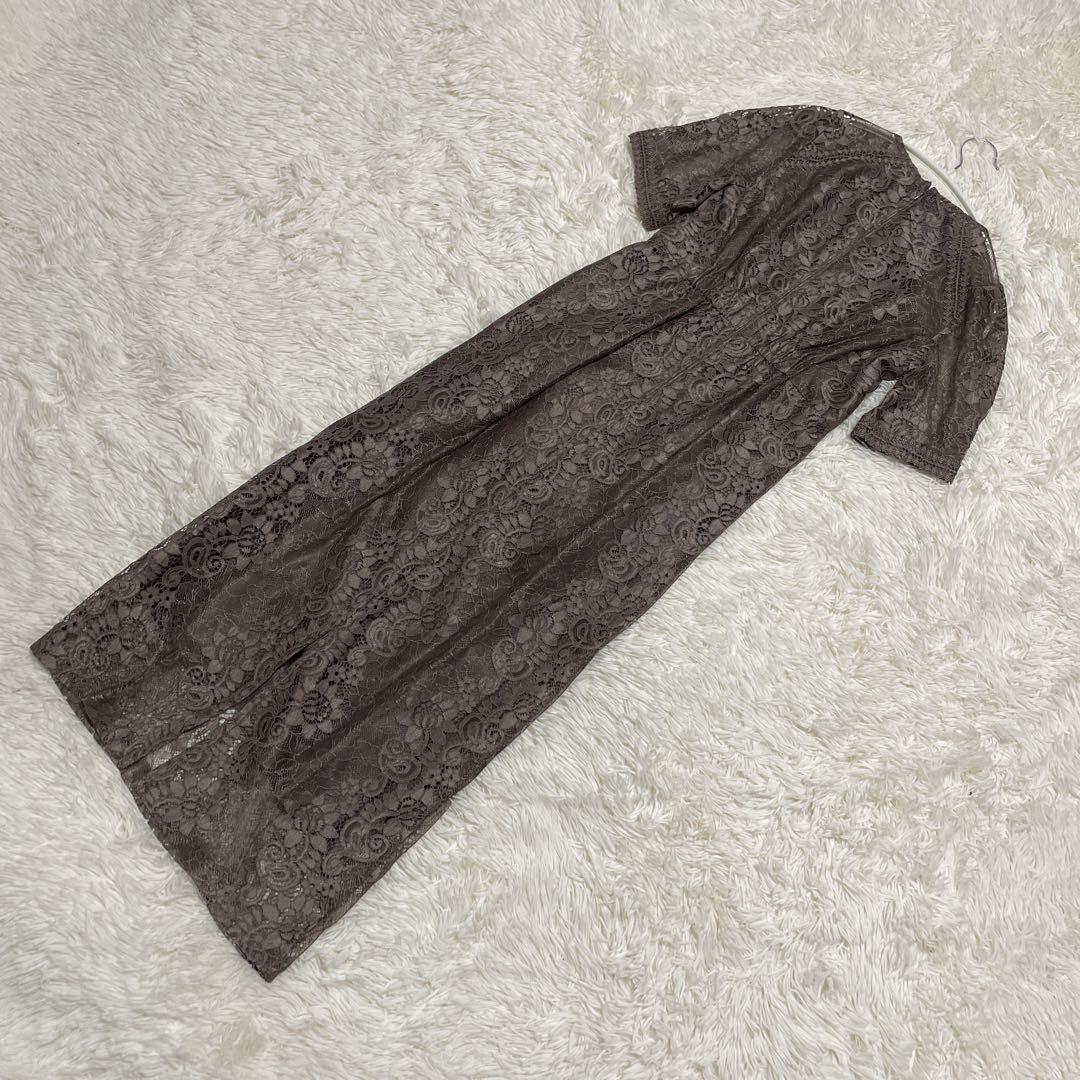 美品 M【Dorry Dollコクーンスリーブレースタイトドレス】
