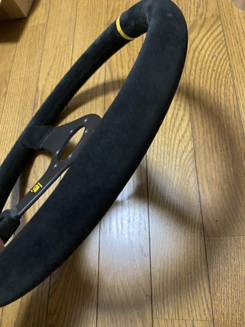 omp バックスキン レザーステアリング 正規品 程度良好 ヴェロチータ