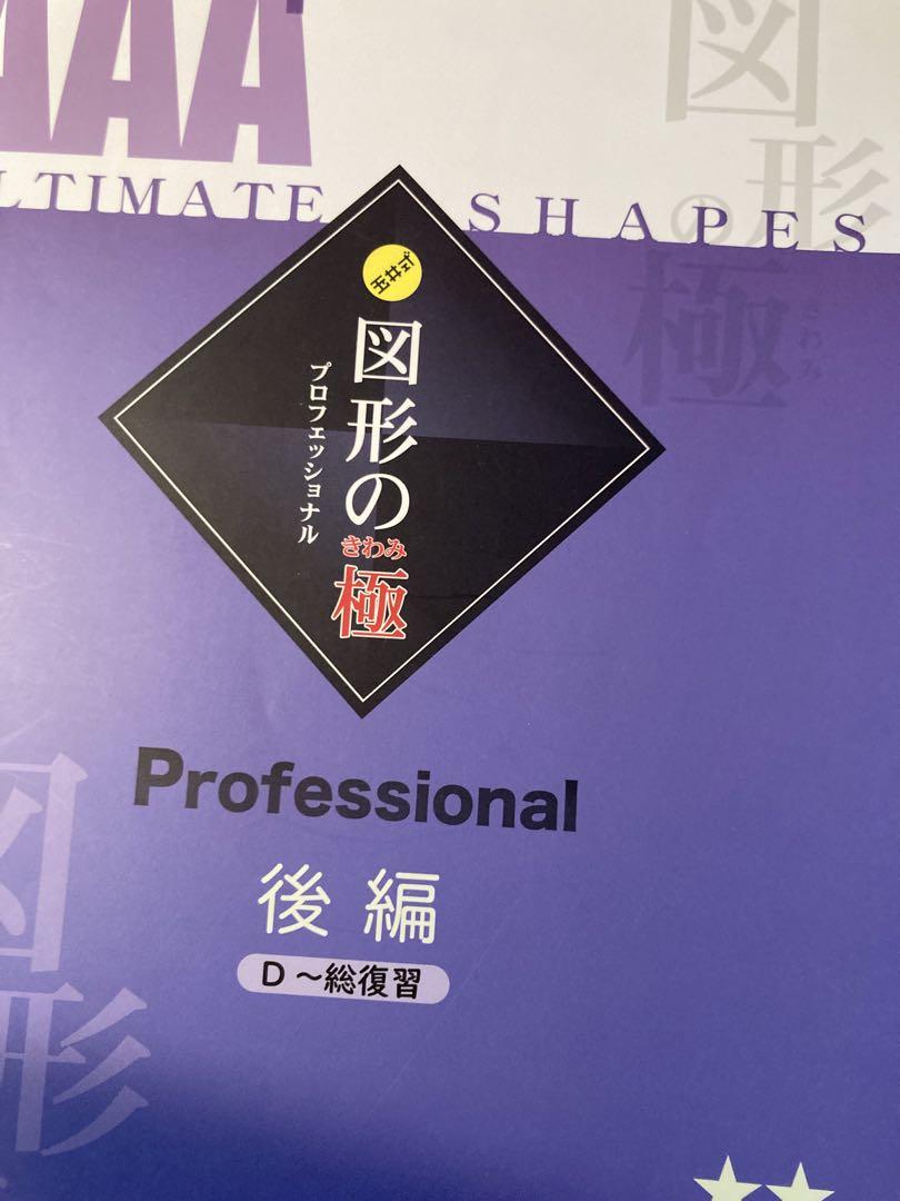 天海さん専用　値下げ！図形の極 AAA+ プロフェッショナル8〜1級 玉井式