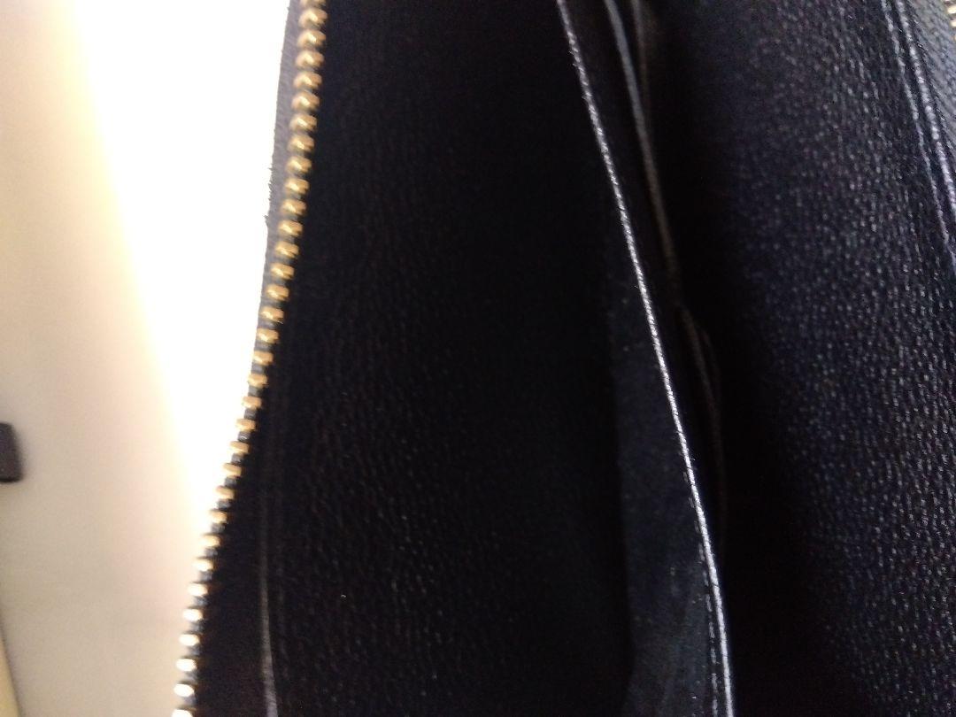 Louis Vuitton ブラック 長財布　アンプラント　ジャンク品？タバコ臭