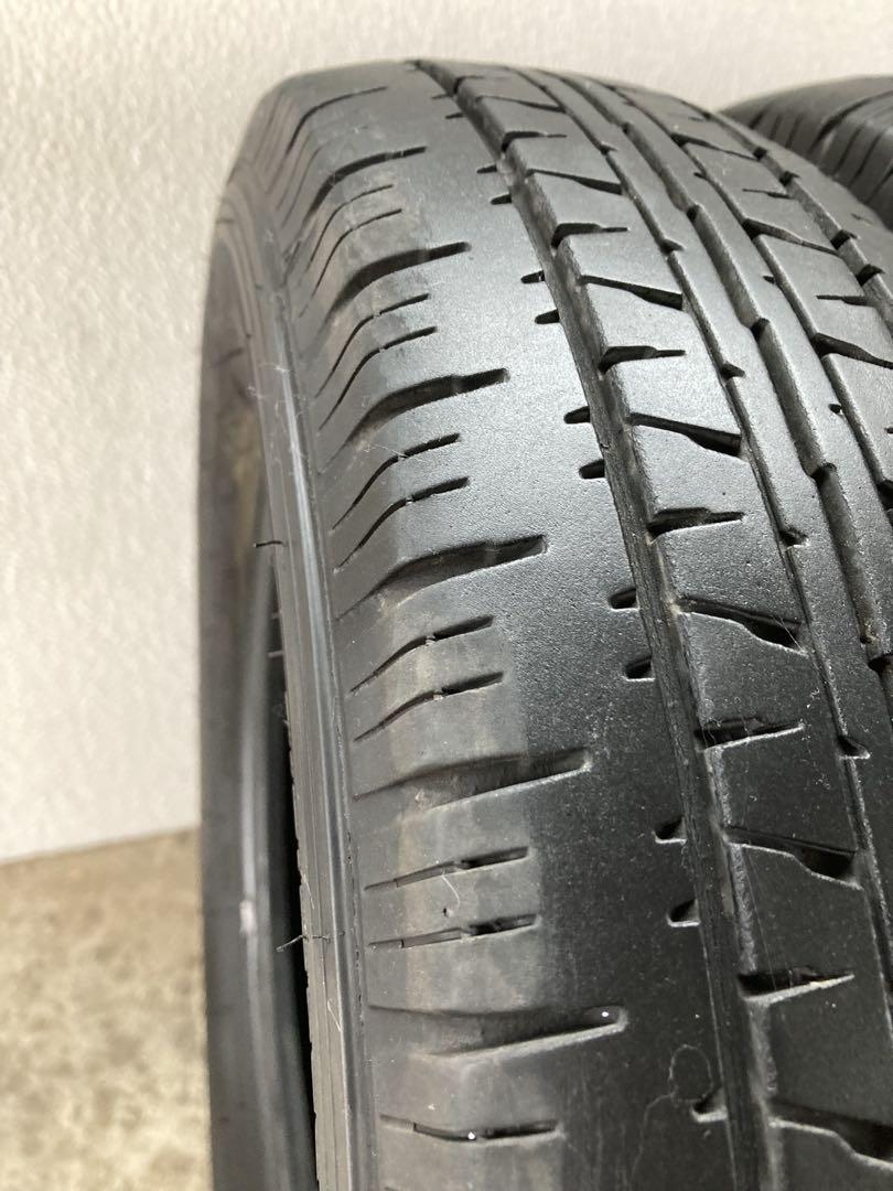 バリ溝　軽トラ　軽バン　ダンロップ　12インチ4本セット