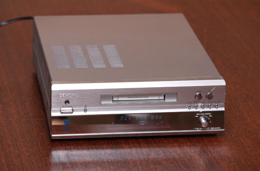 DENON DMD-201SA MDデッキ　MDプレイヤー/レコーダー　美品
