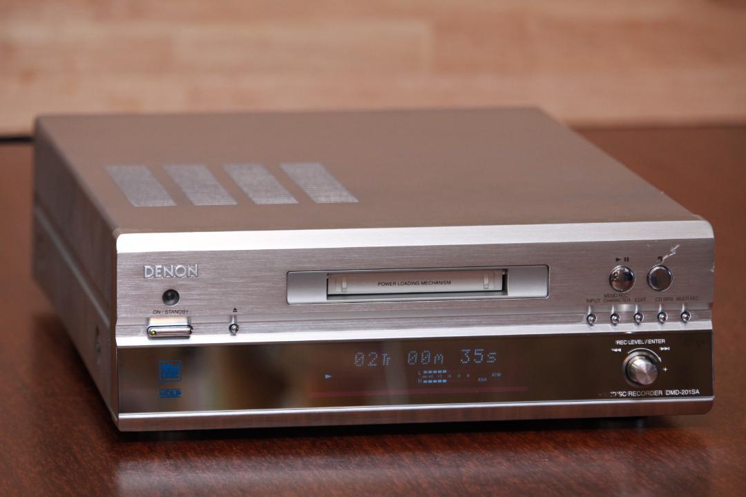 DENON DMD-201SA MDデッキ　MDプレイヤー/レコーダー　美品