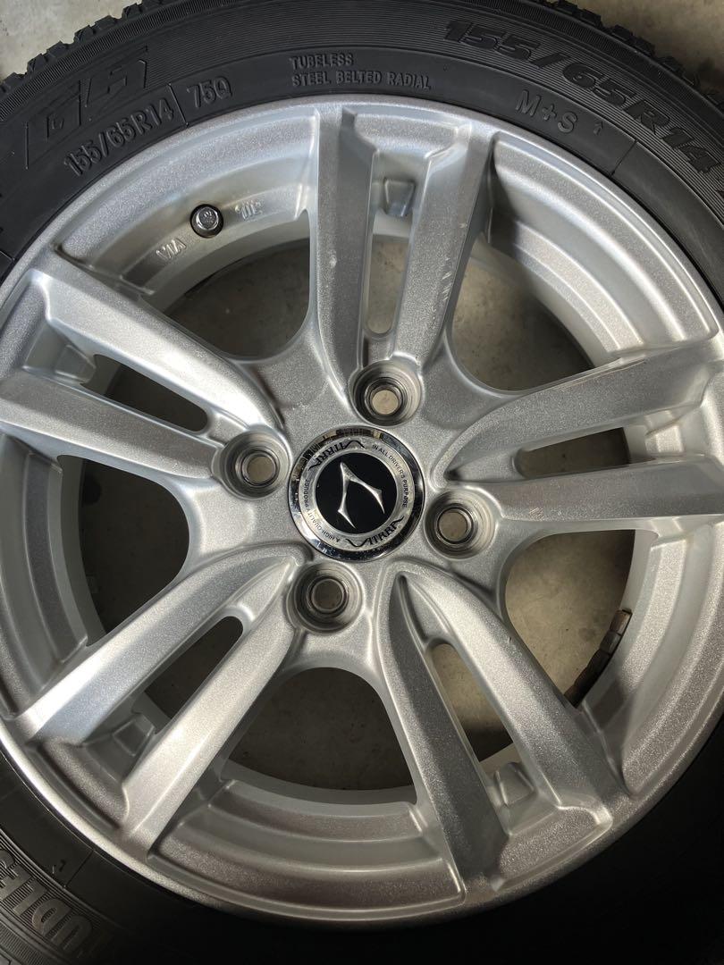 ホイールセット　155/65R14 タイヤ