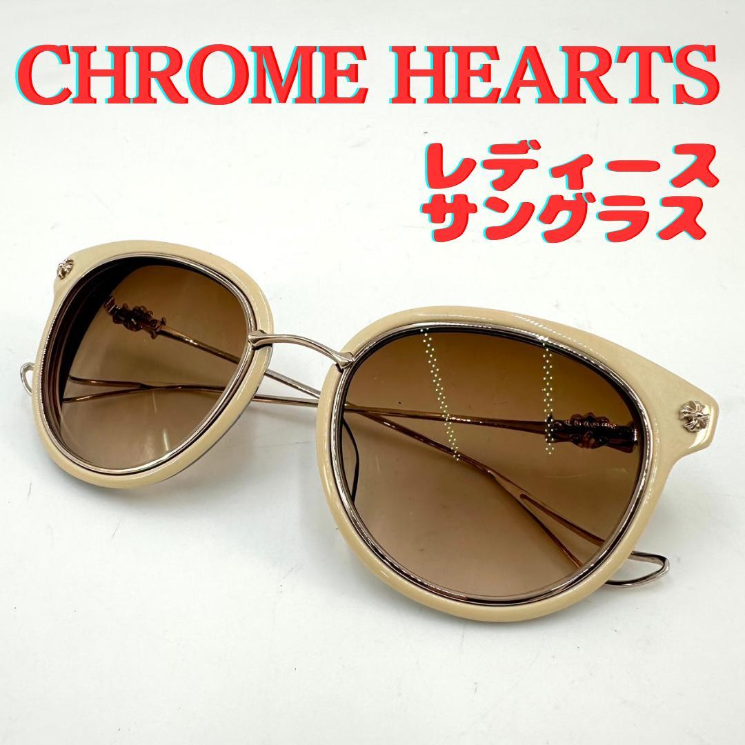 CHROME HEARTS クロムハーツ サングラス ボストン型 ゴールド金具
