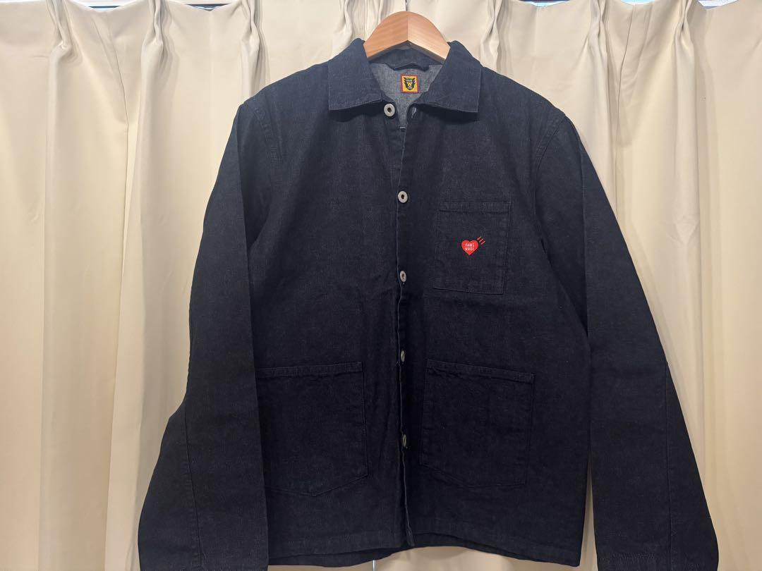 ジャケット・アウター HUMANMADE KAWS DENIM COVERALL JACKET / L