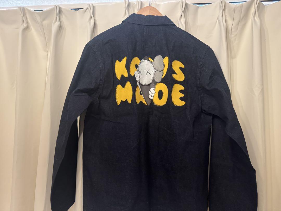 ジャケット・アウター HUMANMADE KAWS DENIM COVERALL JACKET / L