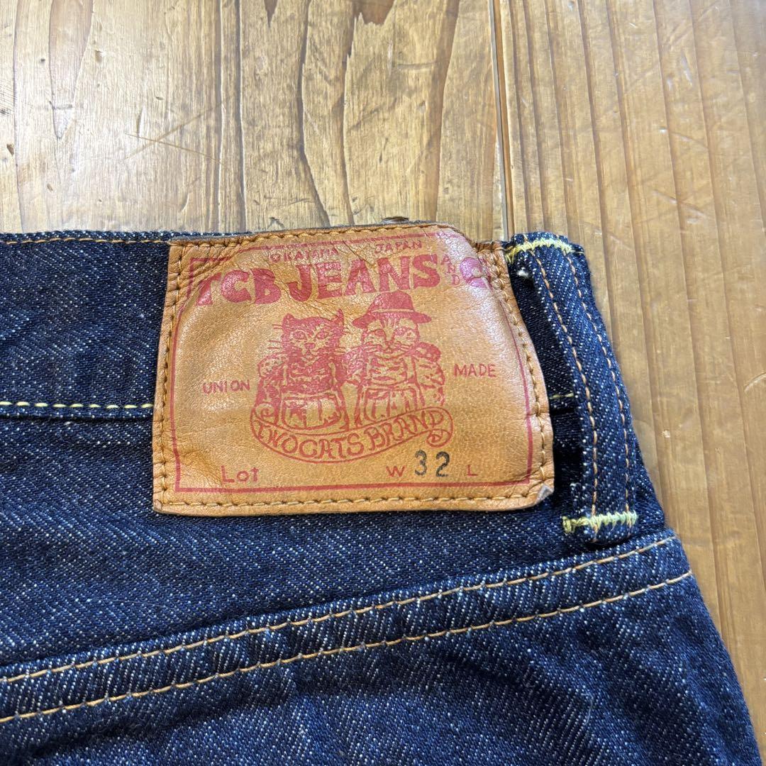 【新品未使用】TCB jeans Slim 50's T 13.5oz W32
